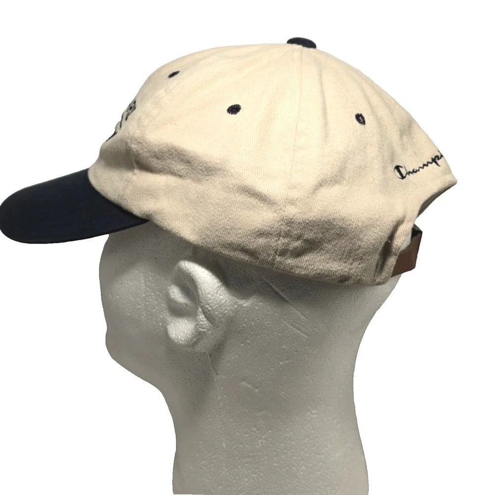Champion Coast Guard Academy Hat Beige Navy Adjustable Cotton Cap - Picture 6 of 10